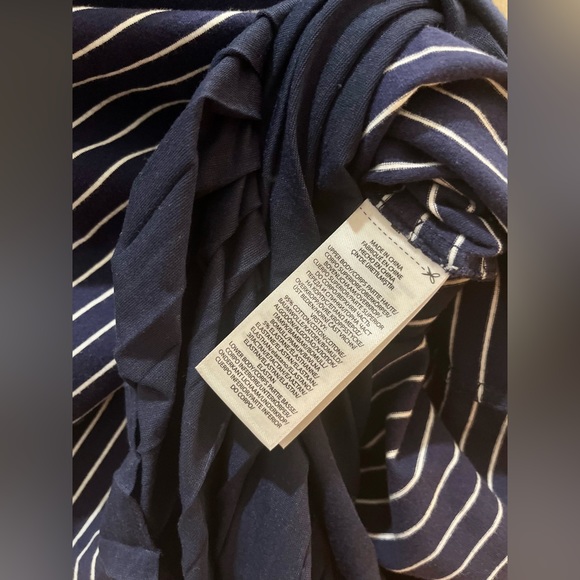 Polo by Ralph Lauren Striped Turtleneck Long Sleeve Jersey Dress Girl Size M8-10 - Picture 9 of 9